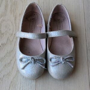 Seychelles Kids Glittery Mary Jane Shoes - Silver